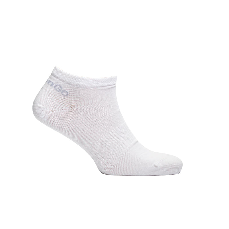 Ankelstrumpa bomull GreenGo svart och vit