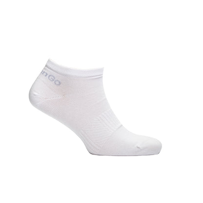 Ankelstrumpa bomull GreenGo svart och vit