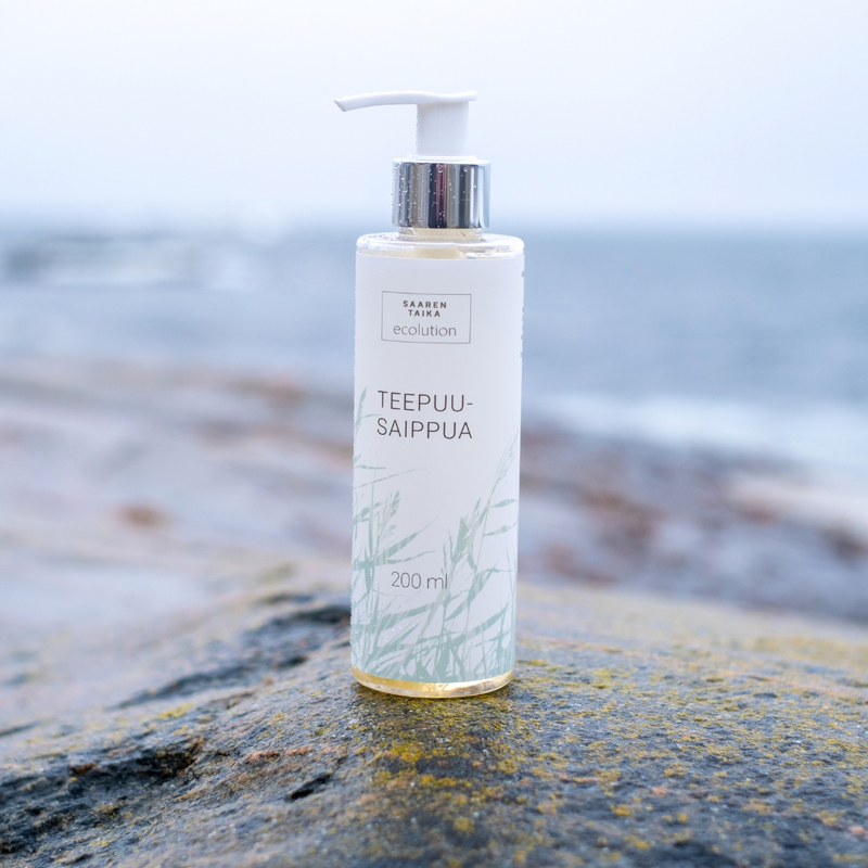 Saaren Taika Flytande teaträtvål flaska 200ml