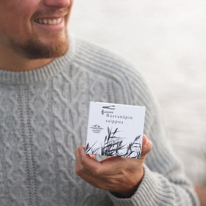 Rasvanäpin saippua® mångsidig och naturlig kraft tvål för mycket smutsiga händer, 105g