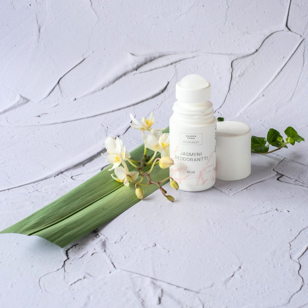 Jasmiini Roll-on deodorant 50ml - Aluminiumfri, vegansk, 93% naturlig