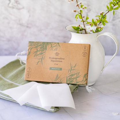 Tvättlappar oparfymerad  100% biologiskt nedbrytbar tvättlapp 25st