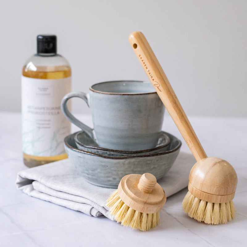 Bambu Diskborste med skruvlock - ekologisk, innehåller ej bytes borste