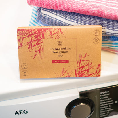 Tvättlappar Tropisk 100% biologiskt nedbrytbar tvättlappar 25st