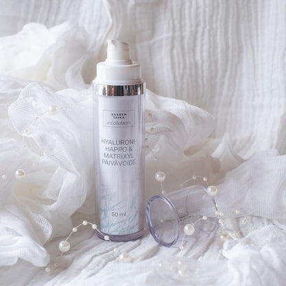 Hyaluronsyra & Matrixyl-serum vegan, 98% naturligt 50ml